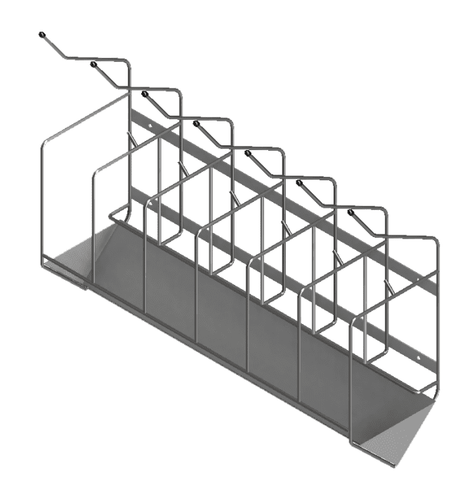 Stainless Bedpan & Urinal Rack